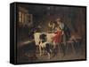 Breakfast Time-Adolf Eberle-Framed Stretched Canvas