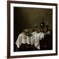 Breakfast with a Lobster, Dutch Painting of 17th Century-Willem Claesz Heda-Framed Giclee Print