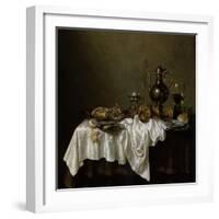 Breakfast with a Lobster, Dutch Painting of 17th Century-Willem Claesz Heda-Framed Giclee Print