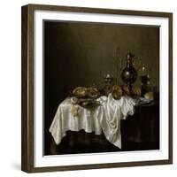 Breakfast with a Lobster, Dutch Painting of 17th Century-Willem Claesz Heda-Framed Giclee Print