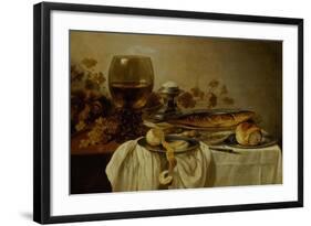 Breakfast with Fish and Tankard-Pieter Claesz-Framed Giclee Print