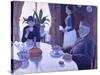 Breakfast-Paul Signac-Stretched Canvas