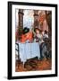 Breakfast-James Tissot-Framed Art Print