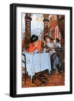 Breakfast-James Tissot-Framed Art Print