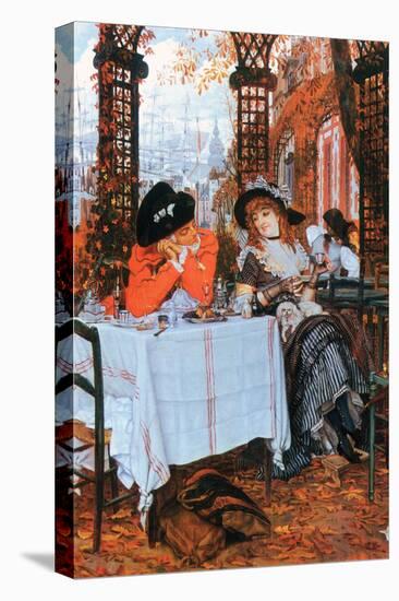 Breakfast-James Tissot-Stretched Canvas