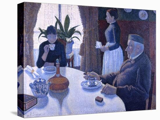 Breakfast-Paul Signac-Stretched Canvas