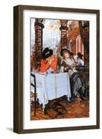 Breakfast-James Tissot-Framed Art Print