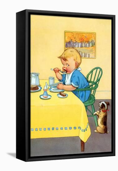 Breakfat Food-Mildred Plew Merryman-Framed Stretched Canvas