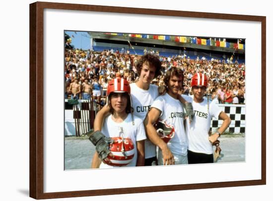 Breaking Away, Jackie Earle Haley, Daniel Stern, Dennis Christopher, Dennis Quaid, 1979-null-Framed Photo