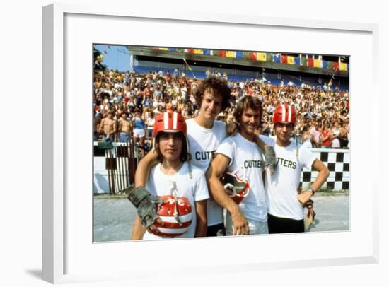 Breaking Away, Jackie Earle Haley, Daniel Stern, Dennis Christopher, Dennis Quaid, 1979-null-Framed Photo