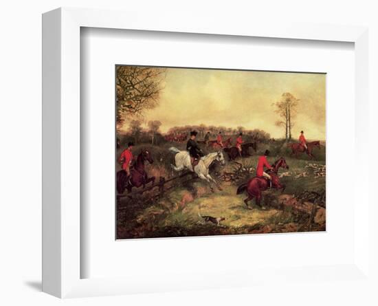 Breaking Cover-Henry Thomas Alken-Framed Art Print