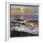 Breaking Dawn, 2021 (oil on canvas)-Sylvia Paul-Framed Giclee Print