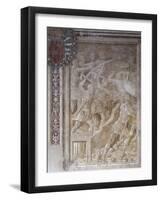 Breaking Down Walls of Sarmizegetusa, Scene from Cycle on Trajan's Column, 1511-1513-Baldassare Peruzzi-Framed Giclee Print