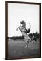 Breaking in a Pony-Mario de Biasi-Framed Premium Giclee Print