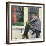 Breaking in - Locked Out, 1982-Peter Wilson-Framed Giclee Print