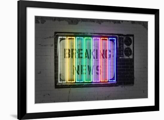 Breaking News-Octavian Mielu-Framed Art Print