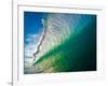 Breaking ocean wave, Baja California Sur, Mexico-Mark A Johnson-Framed Photographic Print