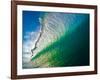 Breaking ocean wave, Baja California Sur, Mexico-Mark A Johnson-Framed Photographic Print