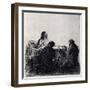 Breaking of the Bread, 1925-Jean Louis Forain-Framed Premium Giclee Print