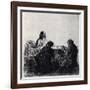 Breaking of the Bread, 1925-Jean Louis Forain-Framed Giclee Print