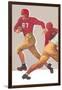 Breaking That Tackle-null-Framed Art Print