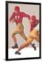 Breaking That Tackle-null-Framed Art Print