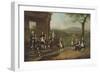 Breaking-Up Day at Dr Clayton's School at Salford-Arthur Devis-Framed Giclee Print