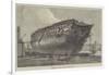 Breaking-Up HMS Queen at Rotherhithe-Frank Watkins-Framed Giclee Print