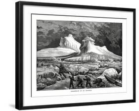 Breaking-Up of an Ice-Field, 1877-null-Framed Giclee Print