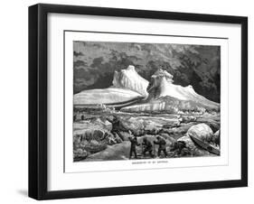 Breaking-Up of an Ice-Field, 1877-null-Framed Giclee Print