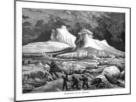 Breaking-Up of an Ice-Field, 1877-null-Mounted Giclee Print