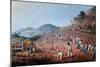 Breaking Up the Land, from 'ten Views in the Island of Antigua', 1823-William Clark-Mounted Giclee Print