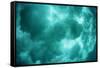 Breaking Wave Creating Turbulence in Water-Rick Doyle-Framed Stretched Canvas