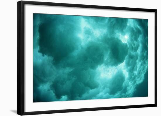 Breaking Wave Creating Turbulence in Water-Rick Doyle-Framed Photographic Print