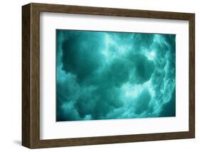 Breaking Wave Creating Turbulence in Water-Rick Doyle-Framed Photographic Print