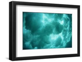 Breaking Wave Creating Turbulence in Water-Rick Doyle-Framed Photographic Print