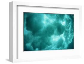 Breaking Wave Creating Turbulence in Water-Rick Doyle-Framed Photographic Print