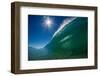 Breaking wave, Gold Coast, Queensland, Australia-Mark A Johnson-Framed Photographic Print