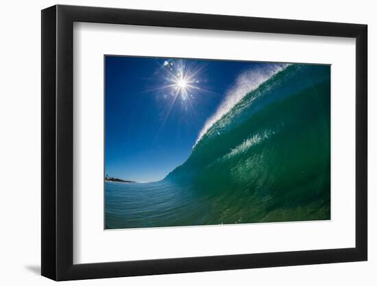 Breaking wave, Gold Coast, Queensland, Australia-Mark A Johnson-Framed Photographic Print