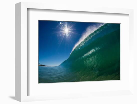 Breaking wave, Gold Coast, Queensland, Australia-Mark A Johnson-Framed Photographic Print
