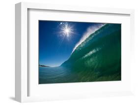 Breaking wave, Gold Coast, Queensland, Australia-Mark A Johnson-Framed Photographic Print