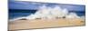 Breaking Waves on the Beach, Oahu, Hawaii, USA-null-Mounted Photographic Print