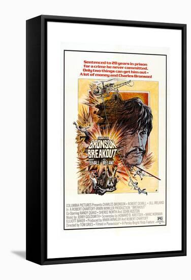 Breakout, Charles Bronson, 1975-null-Framed Stretched Canvas