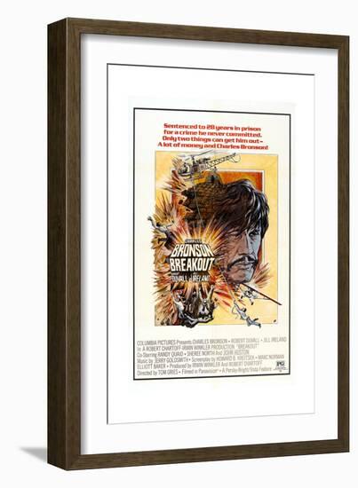 Breakout, Charles Bronson, 1975-null-Framed Art Print