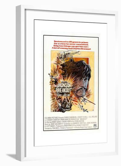 Breakout, Charles Bronson, 1975-null-Framed Art Print