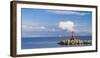 Breakwater at harbour of Naples-enricocacciafotografie-Framed Photographic Print