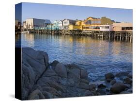 Breakwater Cove and Fisherman's Wharf, Monterey, California, United States of America, North Americ-Richard Cummins-Stretched Canvas