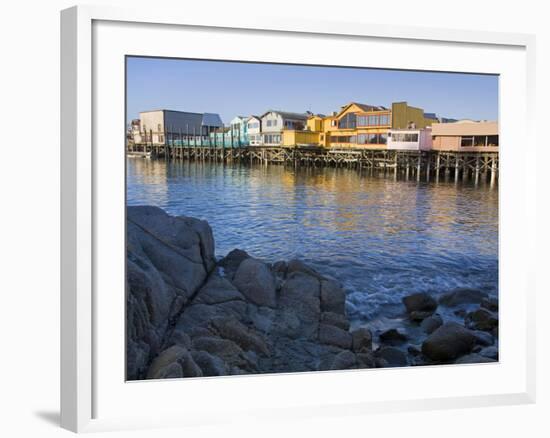 Breakwater Cove and Fisherman's Wharf, Monterey, California, United States of America, North Americ-Richard Cummins-Framed Photographic Print