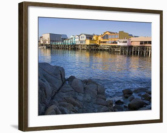 Breakwater Cove and Fisherman's Wharf, Monterey, California, United States of America, North Americ-Richard Cummins-Framed Photographic Print