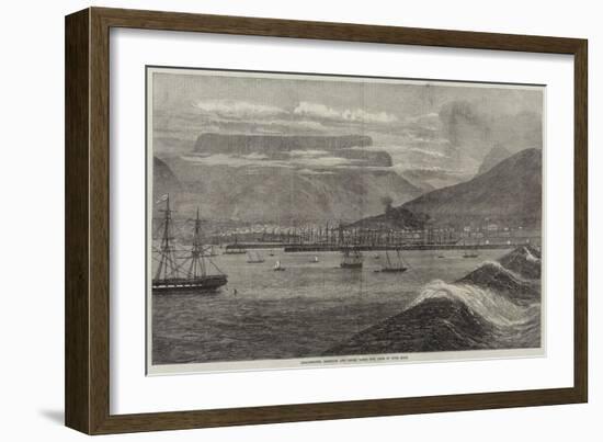 Breakwater, Harbour, and Docks, Table Bay, Cape of Good Hope-null-Framed Giclee Print